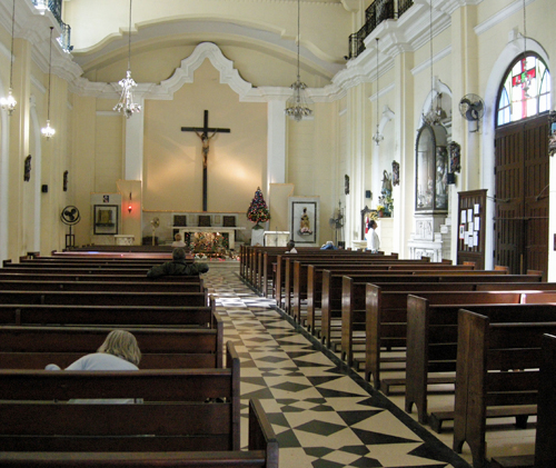 Inside of Monserrate