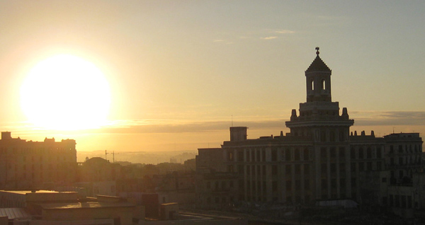 Sunrise at Room 612 Hotel Sevilla