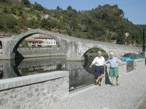 Steve and Mario at Ponte de Diavolo