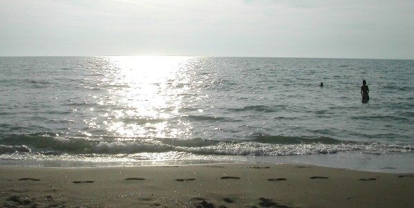 Looking West from Marina di Vecchiano