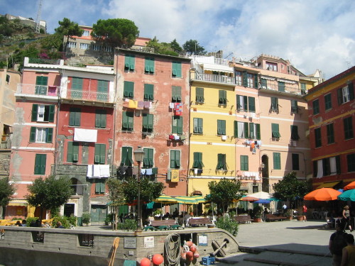 Vernazza by beach