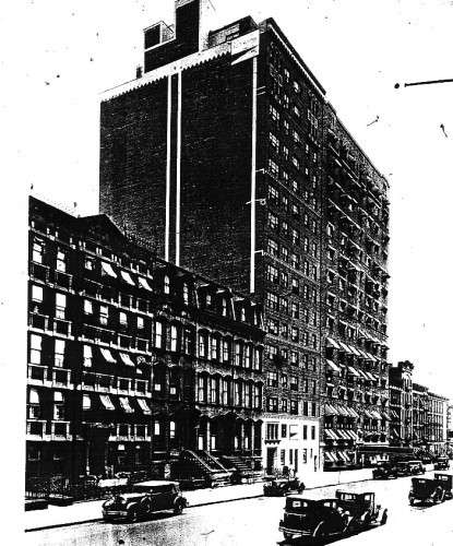 E 79th St from SW in 1920s