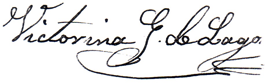 Victorina Graciani letter to Catherine Feeney
