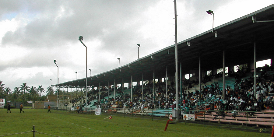 Albert Park stands