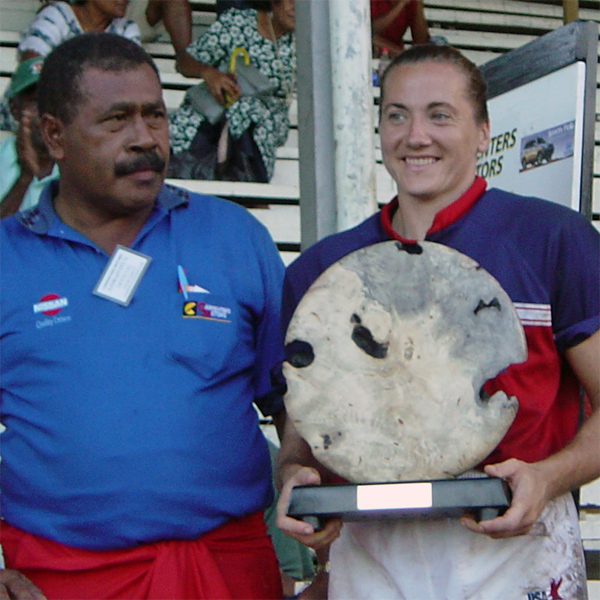 Katrinka with trophy