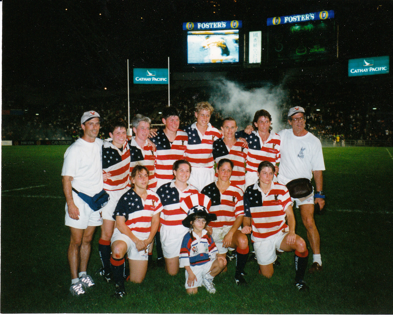 Eagle Women at HK 1999 after final