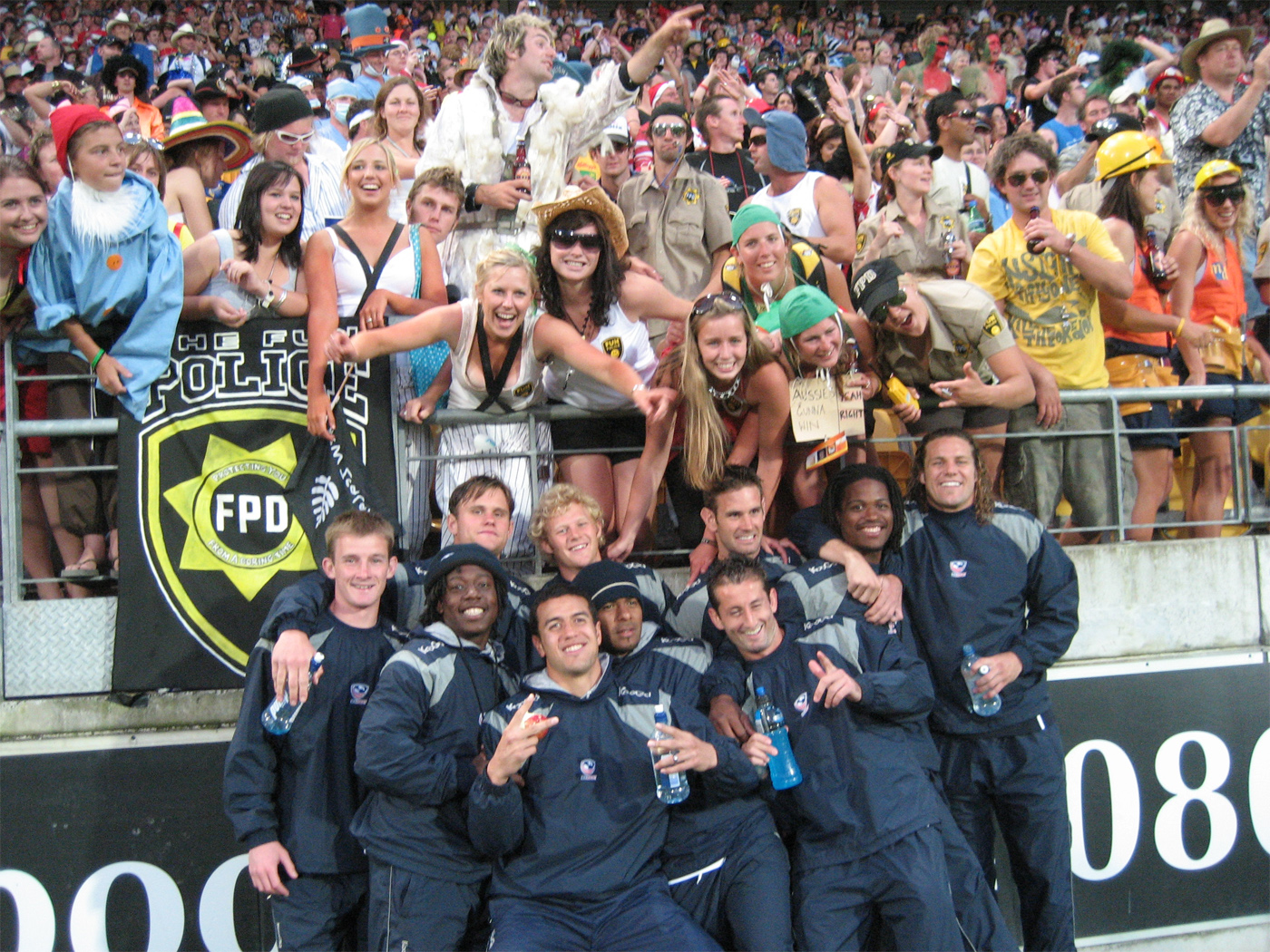 US team after Wellington shield
            win