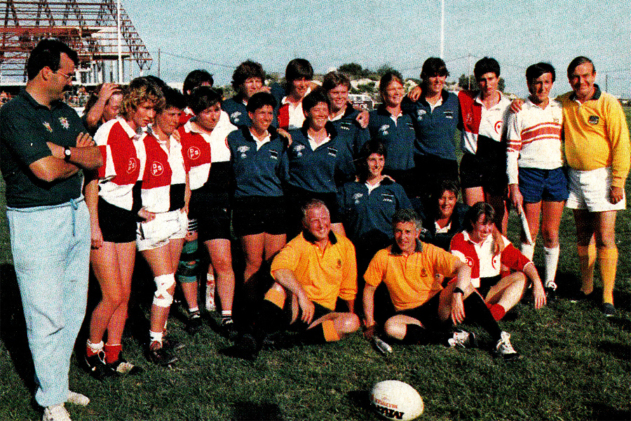 Atlantis &
          Saracens after women's 1992 Benidorm final