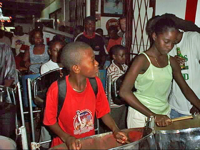 Steel band of kids