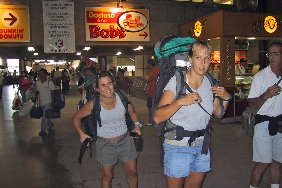 In Sao Paulo bus
          station