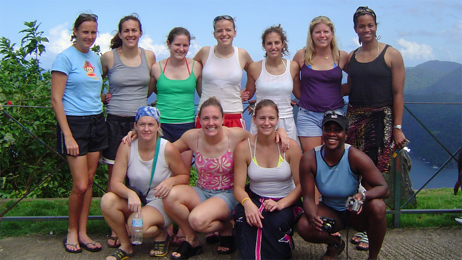 Women at lookout