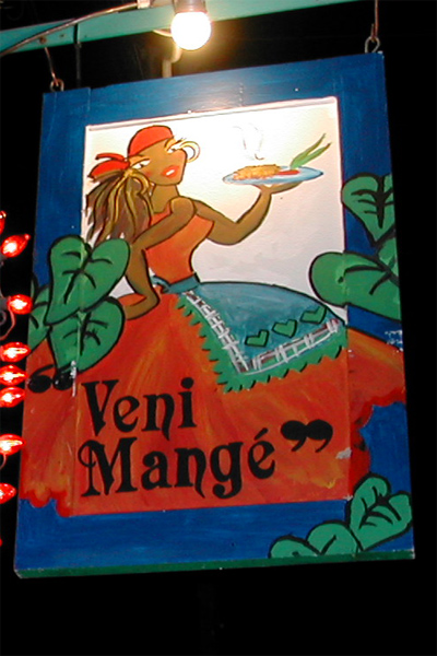 Veni Mange sign