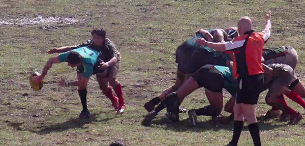 Rick gets ball out to set up Kelly try