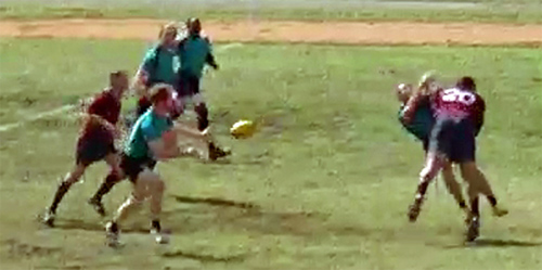 Trotter to Ryan for his first try