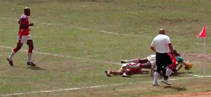 Matt
            scores first try vs Cuba