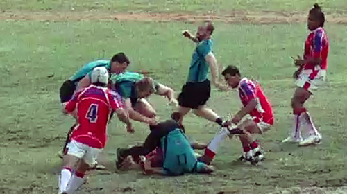 Thadd tackle at sweeper