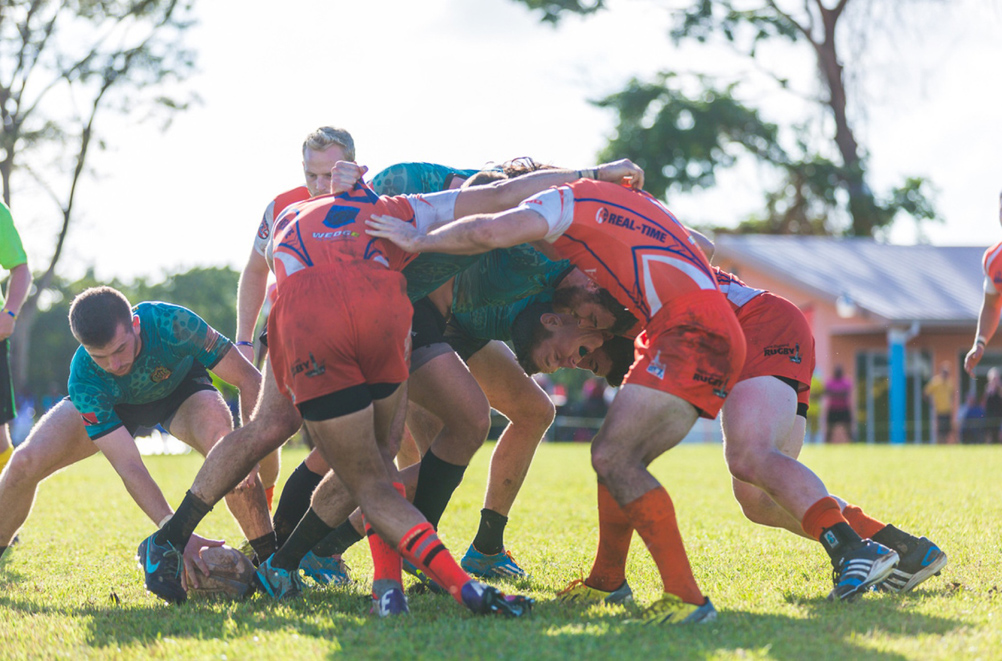 Mitch at back of scrum vs NY