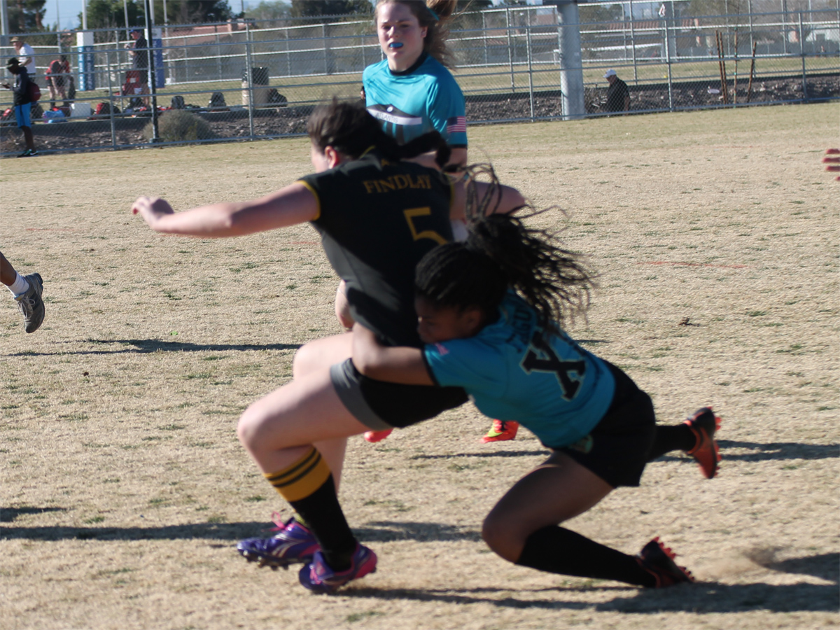 Gio takes down a big girl
