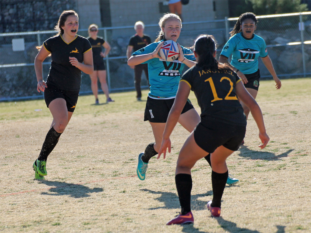 Erin pinning defender