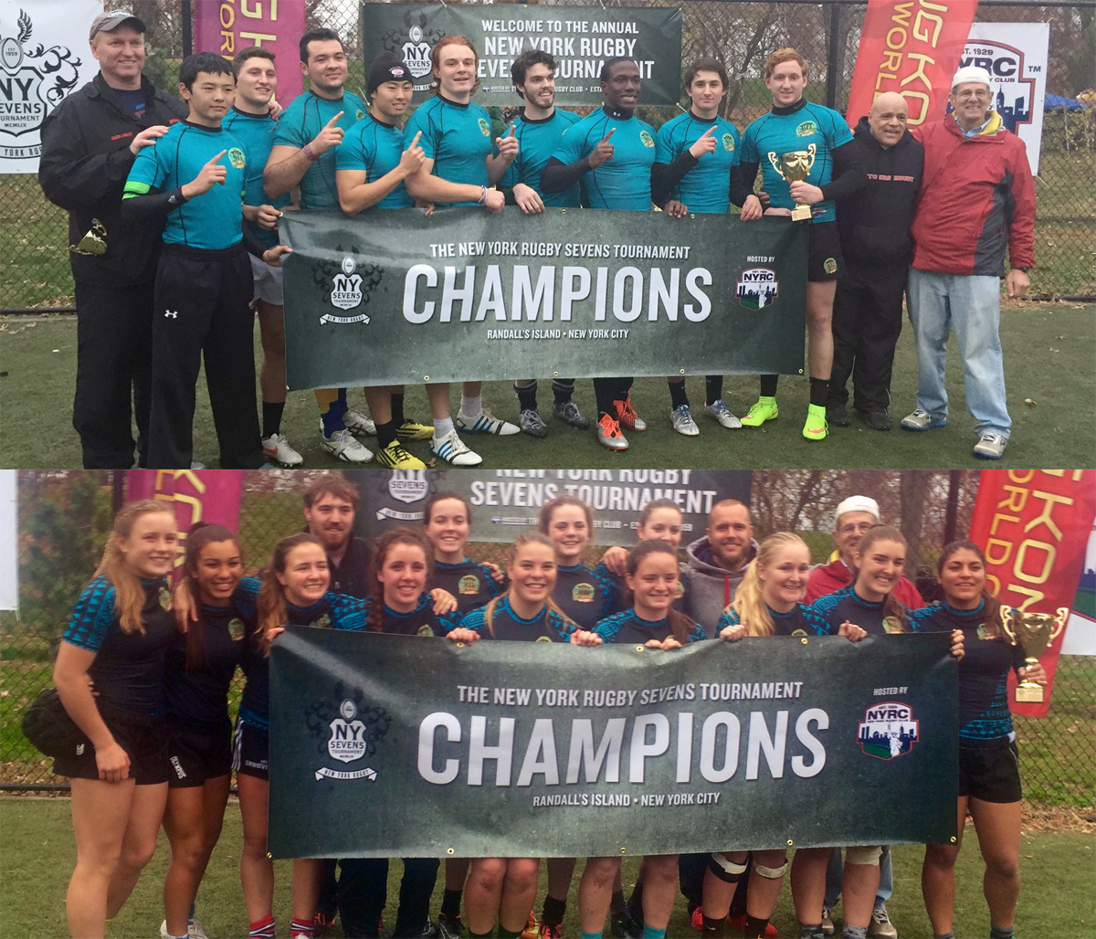 Both 2015 NY 7s championship sides