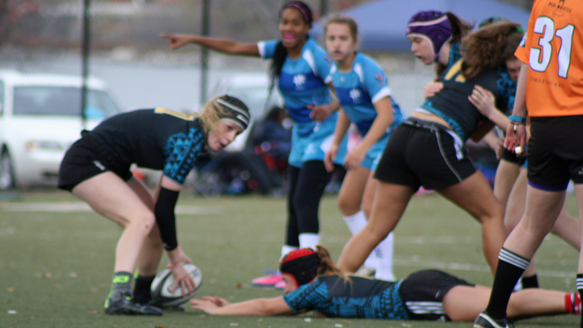 Lily placed ball, Natalie passes
