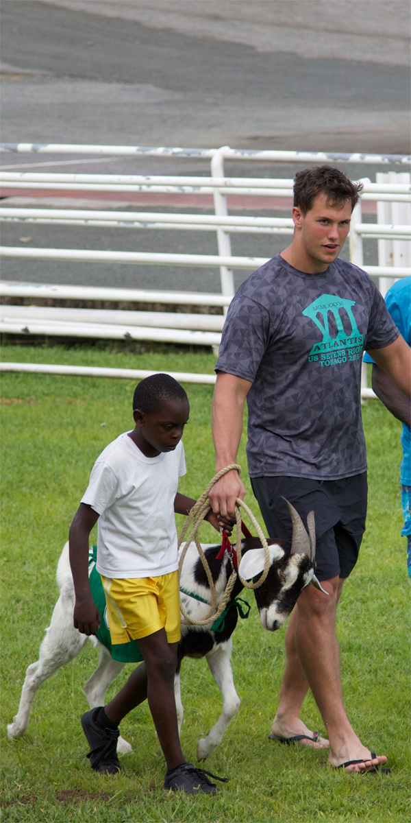 Andrew gets his goat