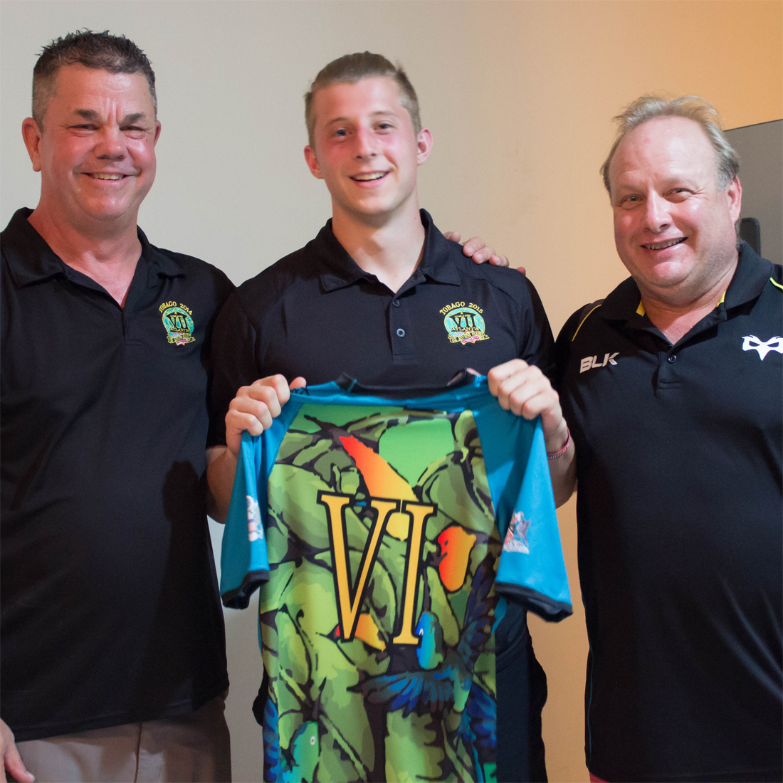 David
                  gets jersey