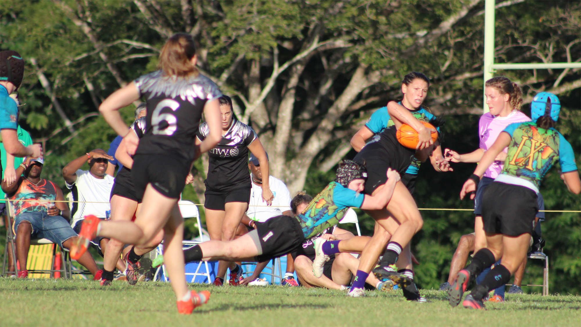 Marcel tackle v Aptoella