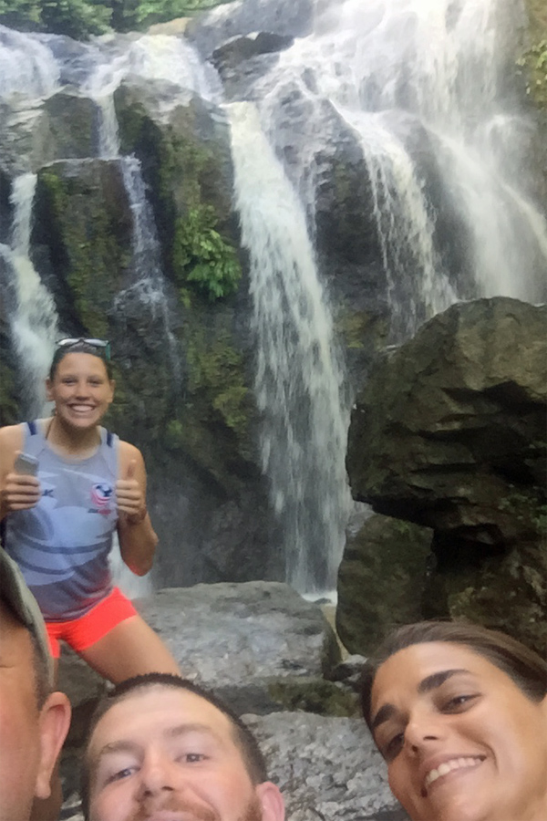 Abby 3 others at Falls