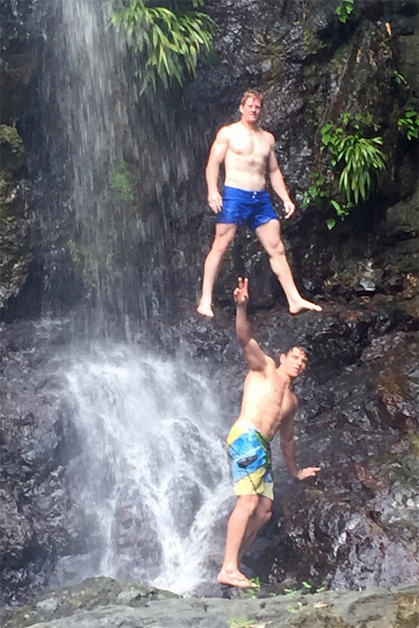 Walt and ? at Falls