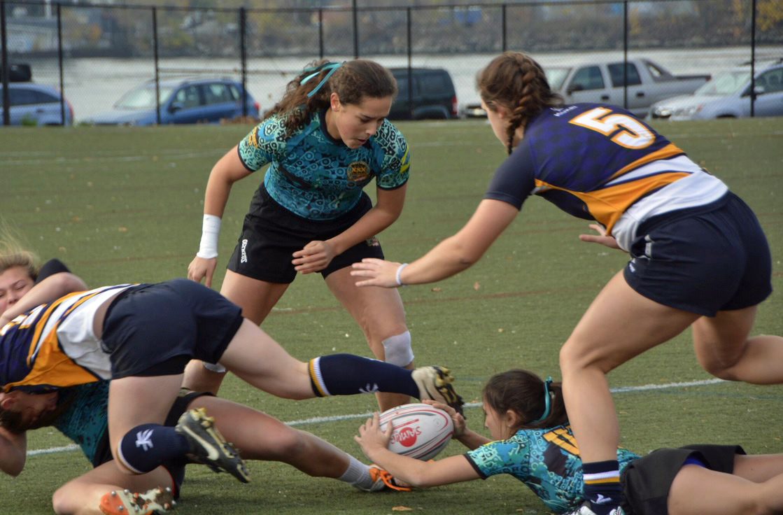 Alex goes for ball