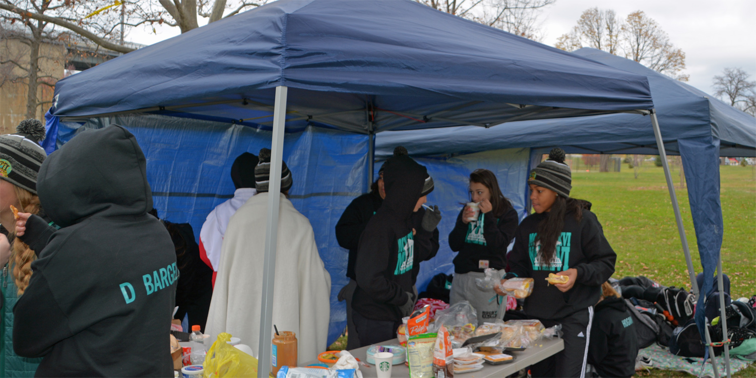 Parents food tent