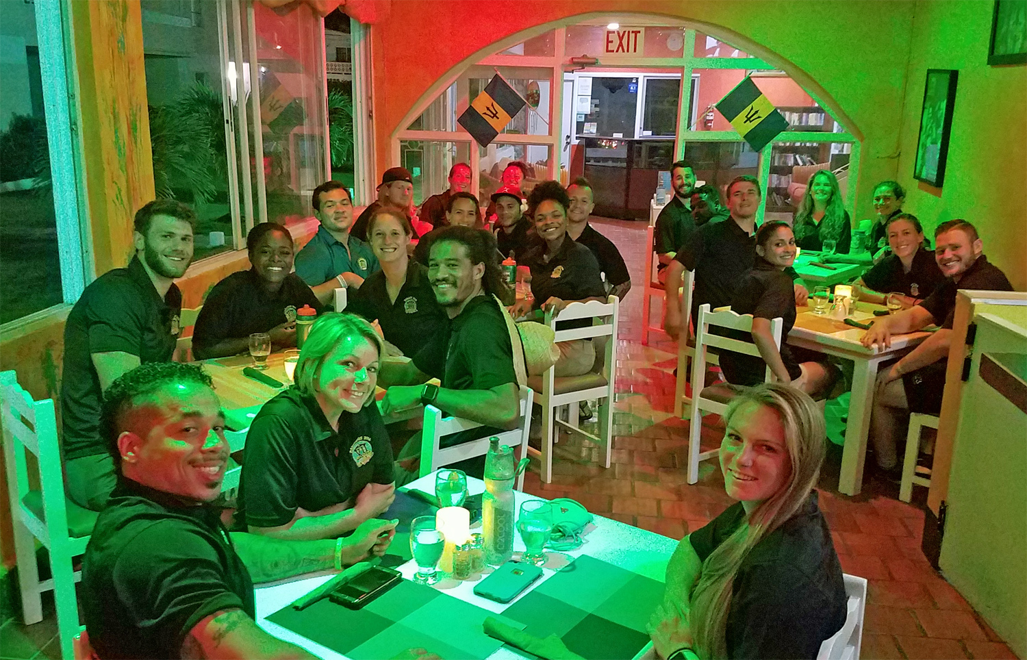 Team Dinner at Irie